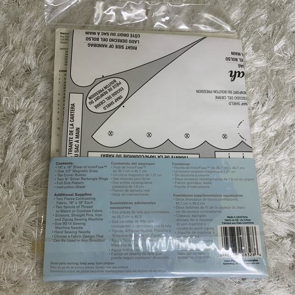 Handbag Kit with Innerfuse Contains the Pattern and Innerfuse - Picture 4 of 5